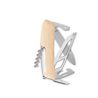 Couteau suisse - Bois d'érable (Tout mat)